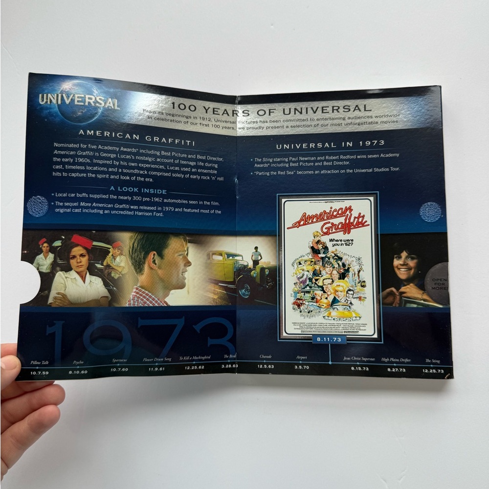 American Graffiti DVD 100th Anniversary Edition W/Flawed Slipcover New Sealed - Picture 2 of 5